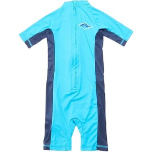 2021 Rip Curl Toddler Short Sleeve UV Sun Suit WLYYEO - Blue